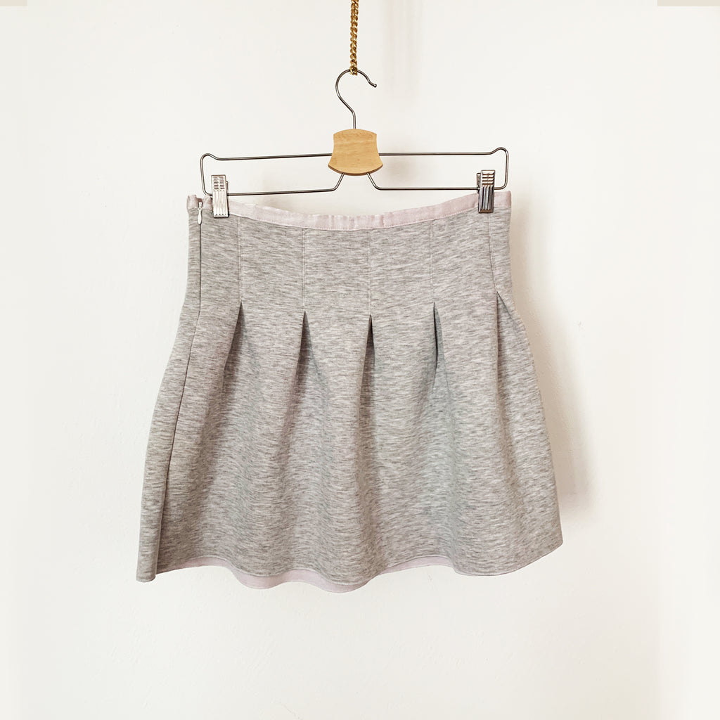 Gray Sporty "Cheer" Skirt