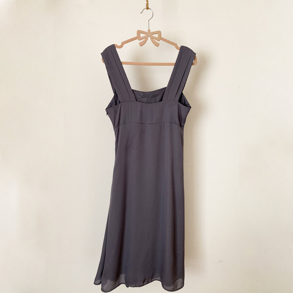 Grey Baby Doll Strapped Dress