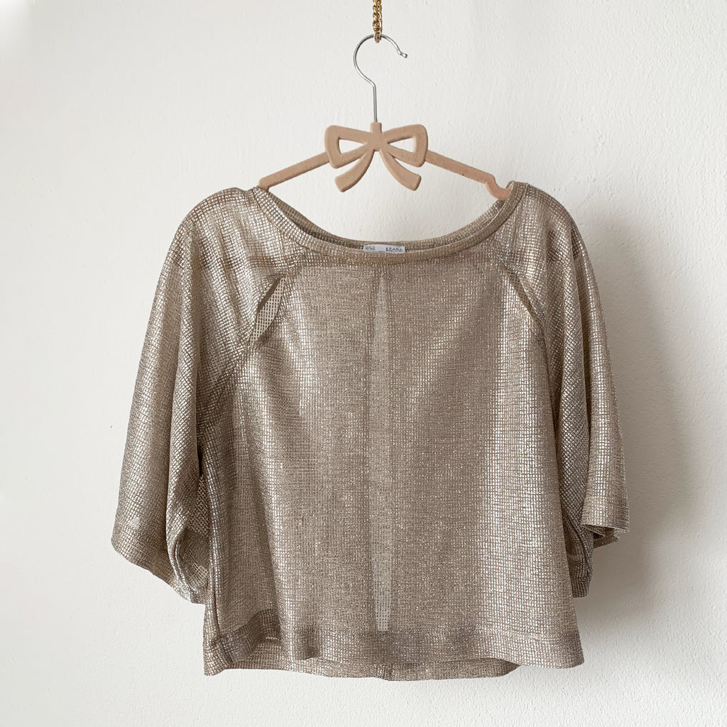 Silver Shimmer Top